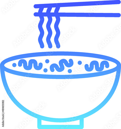 Chinese Food Line Gradient