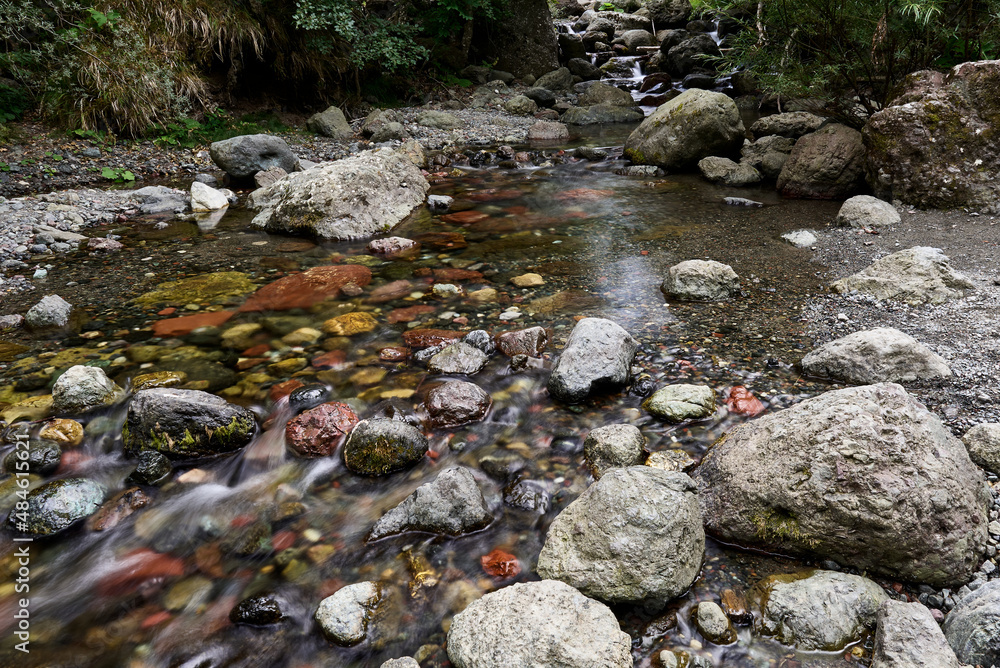 Small watercourse in Val d'Aveto. Liguria, Italy Small watercourse in Val d'Aveto. Liguria, Italy