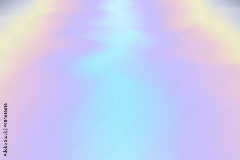90s retro texture. Holographic gradient background. Vector