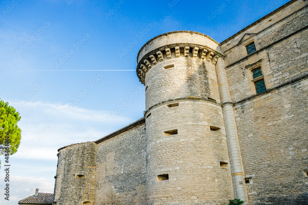 Old castle of the medieval village of Gordes, in Provence, France