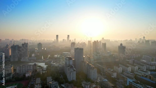 Wallpaper Mural City scenery of Nantong City, Jiangsu province, China Torontodigital.ca