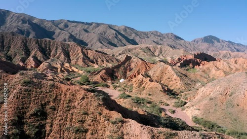 Skazka Canyon au Kirghizistan photo