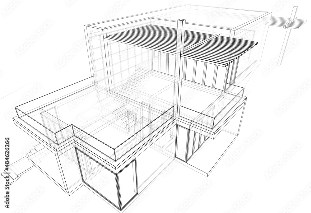 sketch of building sketch of building
