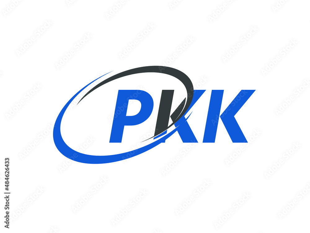 PKK letter creative modern elegant swoosh logo design PKK letter creative modern elegant swoosh logo design