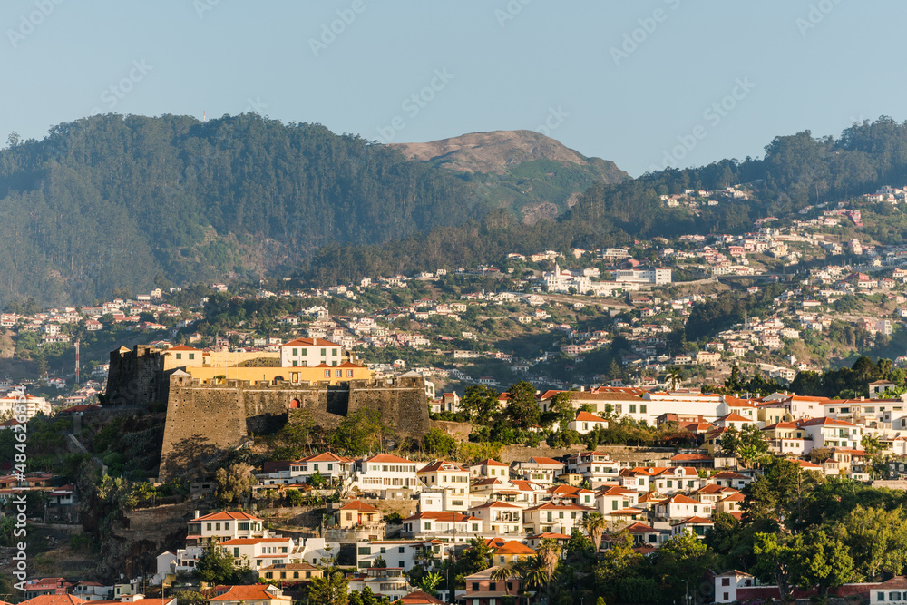 Funchal city at Madeira island, Portugal