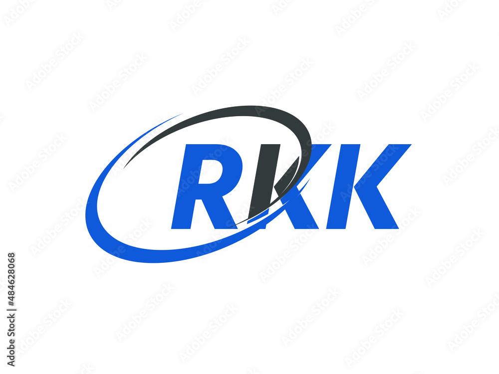 RKK letter creative modern elegant swoosh logo design RKK letter creative modern elegant swoosh logo design