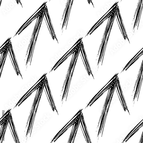 Arrows sketch seamless pattern. 