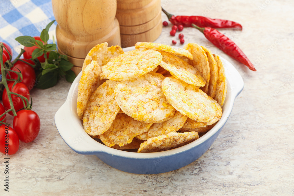 Natural organic grain rice chips Natural organic grain rice chips