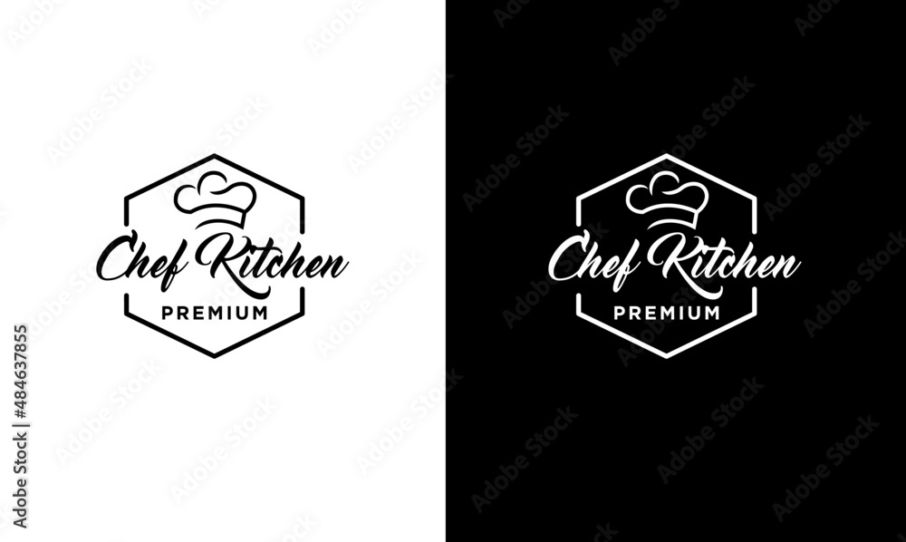 kitchen chef logo badge design kitchen chef logo badge design