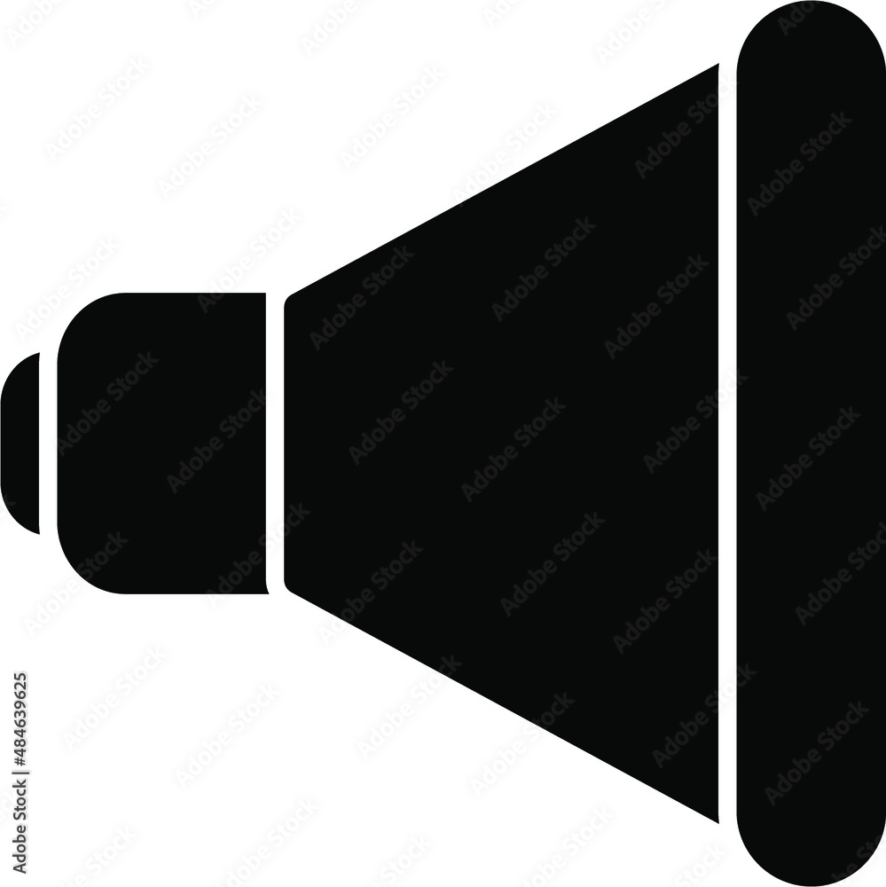 Speaker Glyph Icon Speaker Glyph Icon