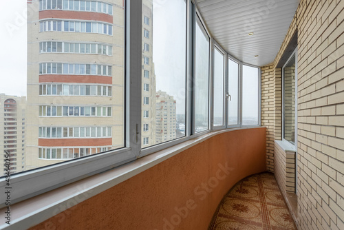 Balcony in high-rise building