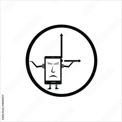 smartphone illustration makes you lose track of time