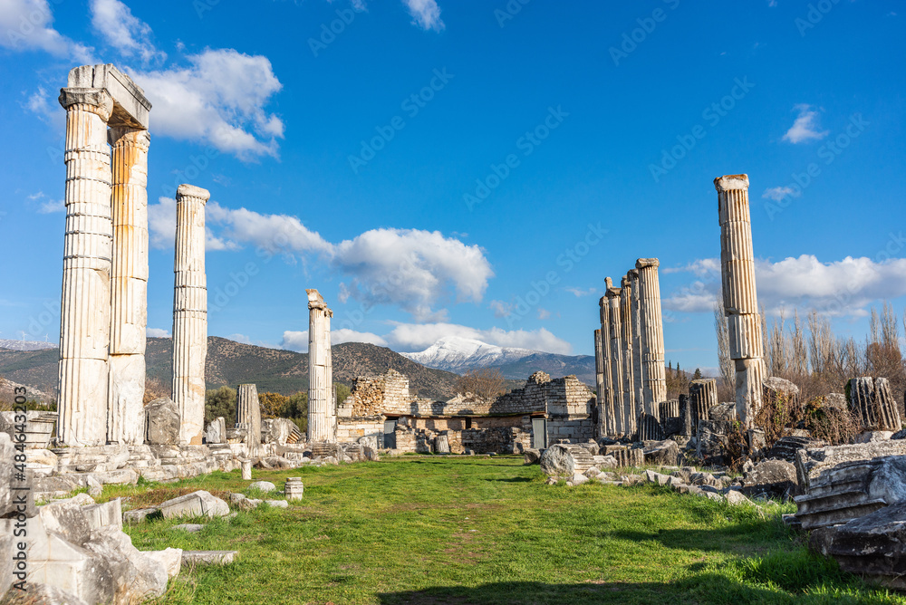Afrodisias Ancient city. (Aphrodisias) was named after Aphrodite, the Greek goddess of love. The UNESCO World Heritage. Aydın, Turkey.