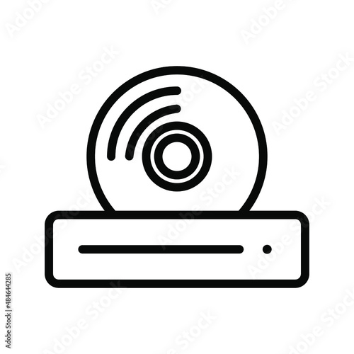 DVD ROM Glyph Icon