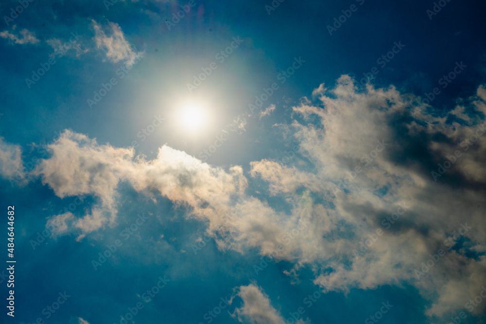 Obraz premium blue sky with clouds