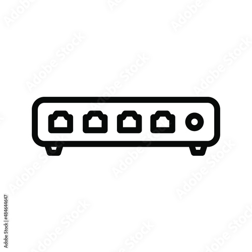 Network Switch Glyph Icon