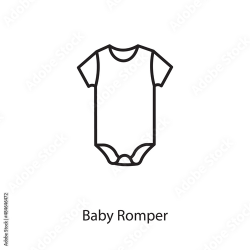 Baby Romper icon in vector. Logotype