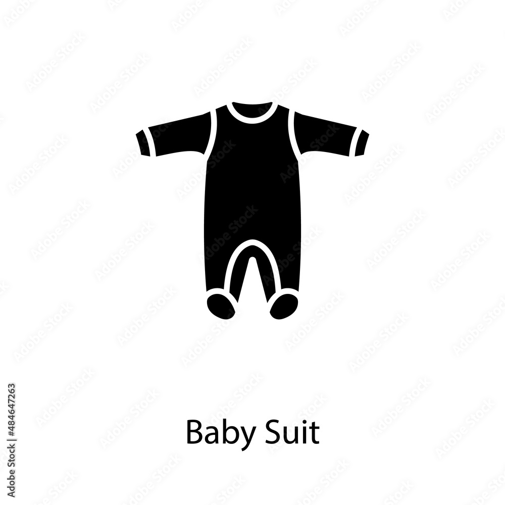 Baby Suit icon in vector. Logotype