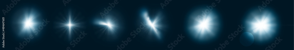 Vektor Glow lights Vektor Glow lights