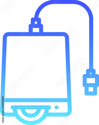 External DVD ROM Glyph Icon