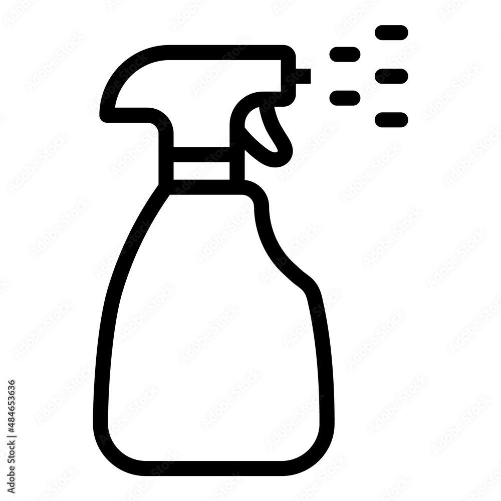 Antiseptic Flat Icon Isolated On White Background Antiseptic Flat Icon Isolated On White Background