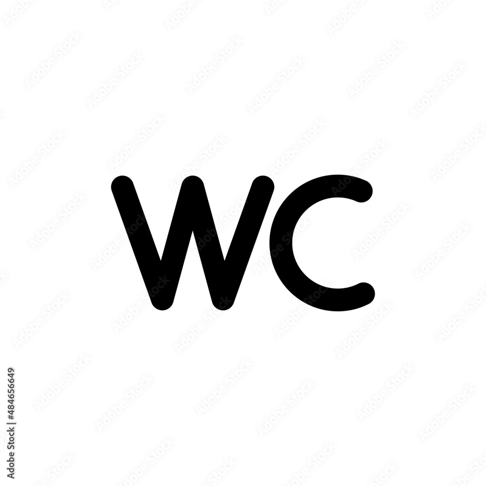 Toilet sign icon Toilet sign icon
