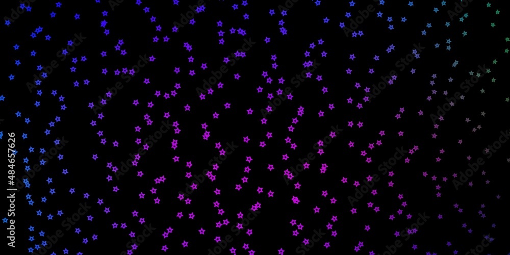 Dark Pink, Blue vector layout with bright stars. Shining colorful illustration with small and big stars. Pattern for wrapping gifts. Dark Pink, Blue vector layout with bright stars. Shining colorful illustration with small and big stars. Pattern for wrapping gifts.