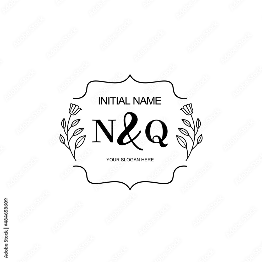 NQ Beautiful elegant logos or wedding monograms collection	
