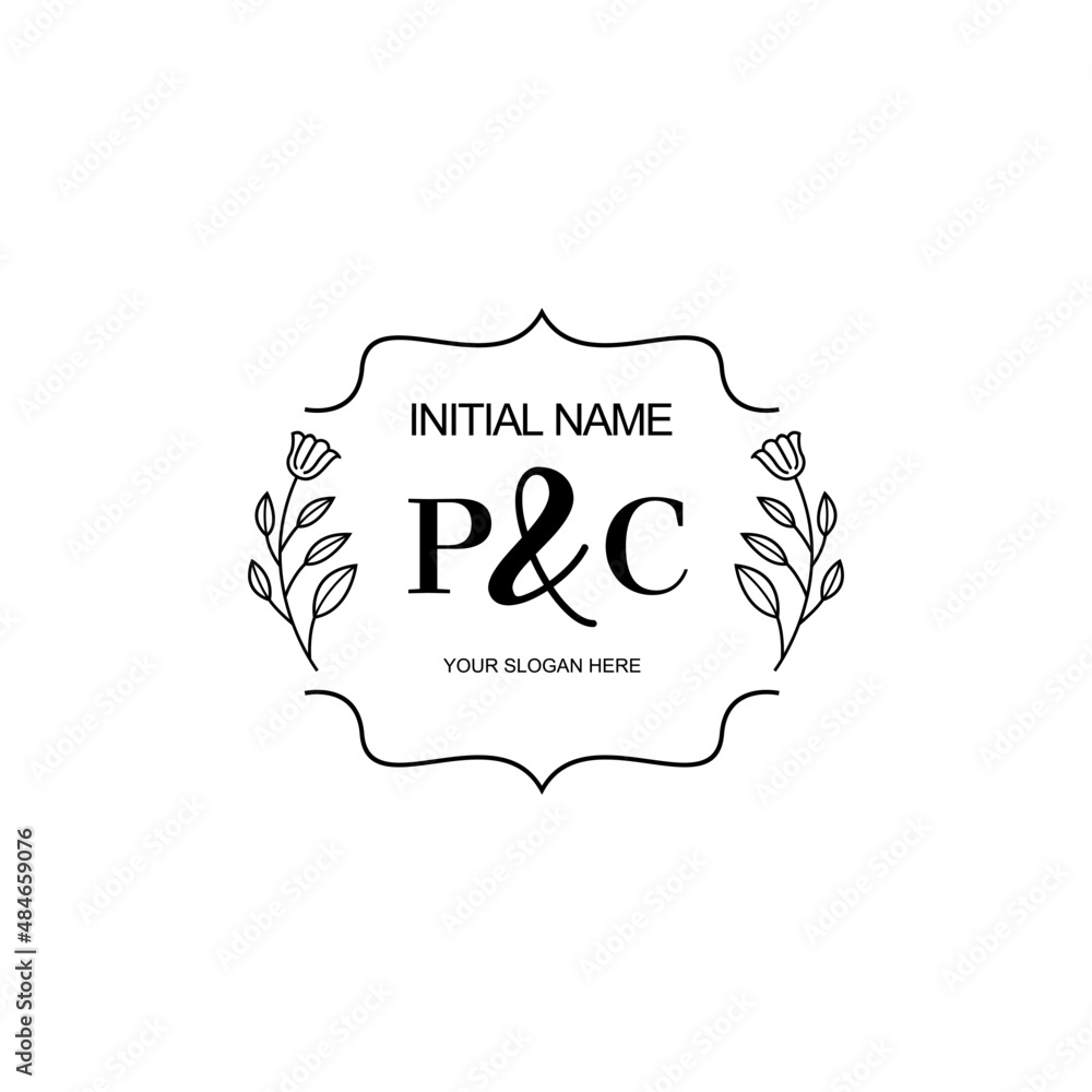PC Beautiful elegant logos or wedding monograms collection	
