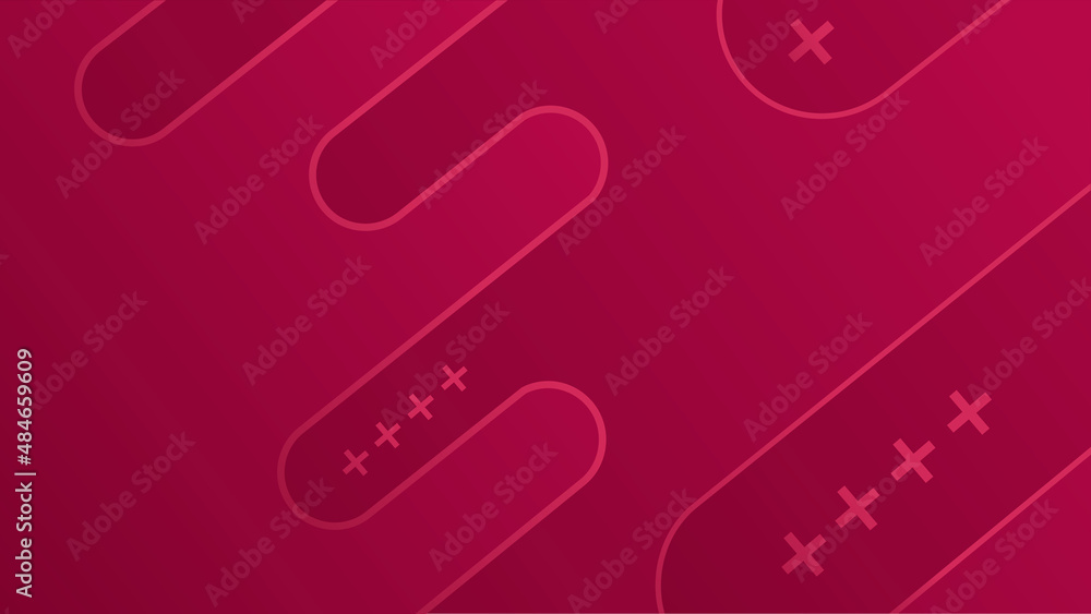 Abstract background with technology or game theme with artistic red and violet color combination