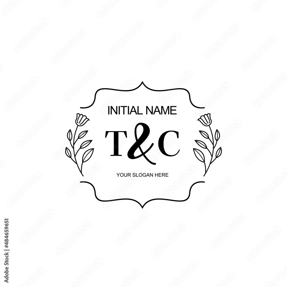 TC Beautiful elegant logos or wedding monograms collection	
