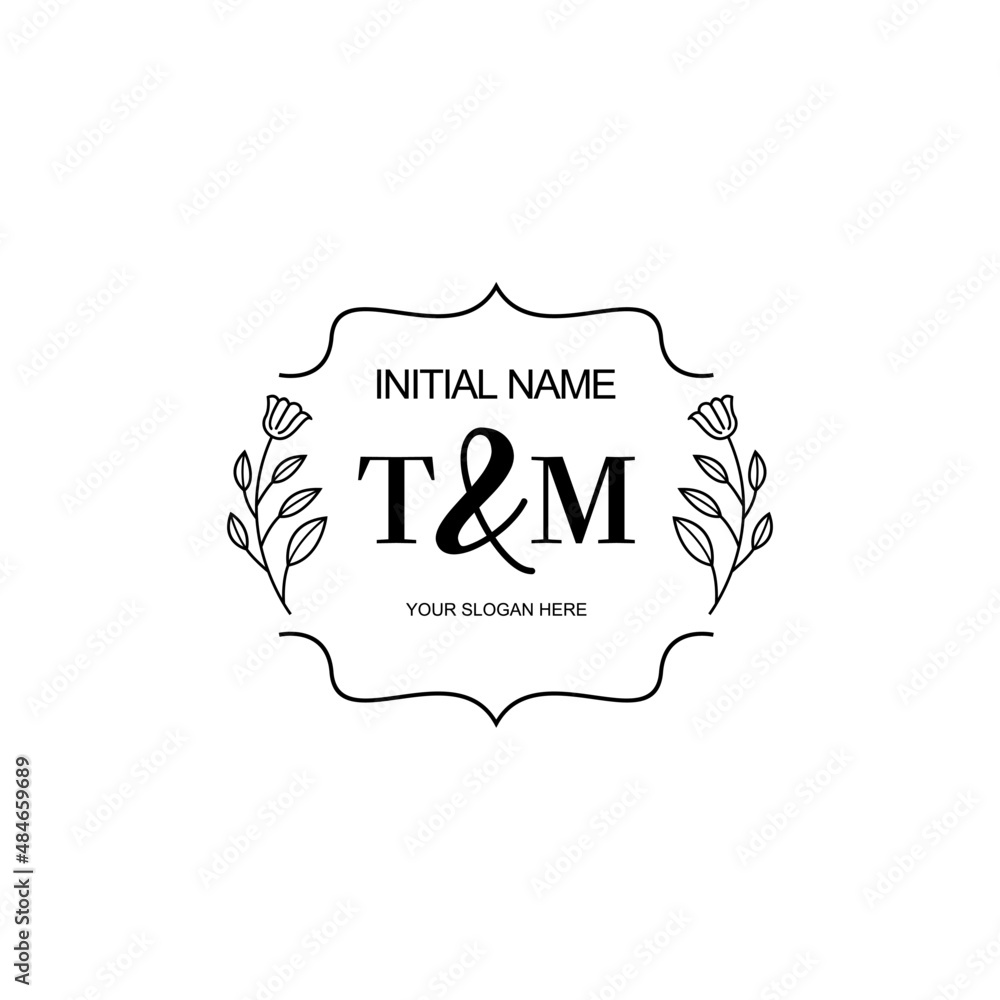 TM Beautiful elegant logos or wedding monograms collection	
