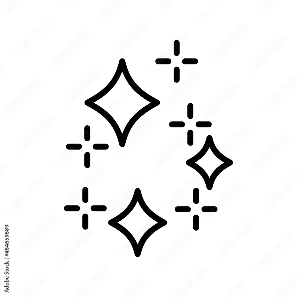 glitters icon Stock Vector | Adobe Stock