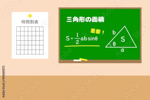 三角関数を使った三角形の面積を求める公式