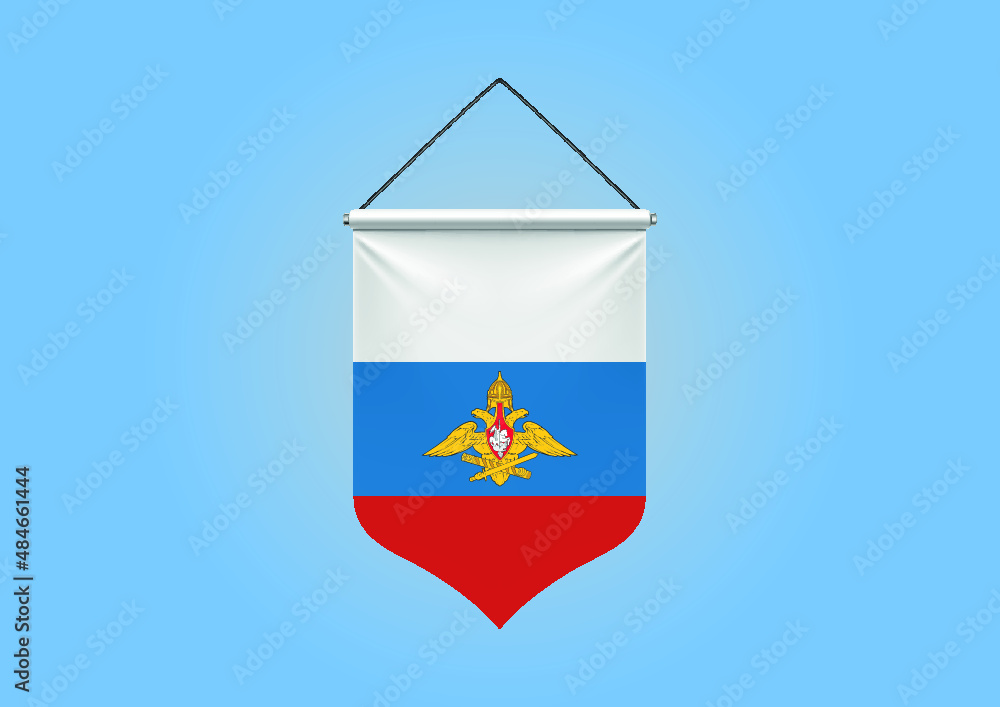Obraz premium Russia Streamer Army Flag Set