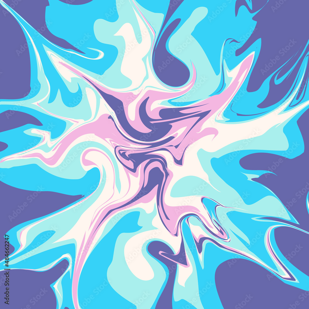 Abstract vector background, acrylic fluid art imitation. Pastel colors, liquid paint. Purple, pink, blue and white. Modern template for banner, design and decor. Abstract geometric shapes composition. Abstract vector background, acrylic fluid art imitation. Pastel colors, liquid paint. Purple, pink, blue and white. Modern template for banner, design and decor. Abstract geometric shapes composition.