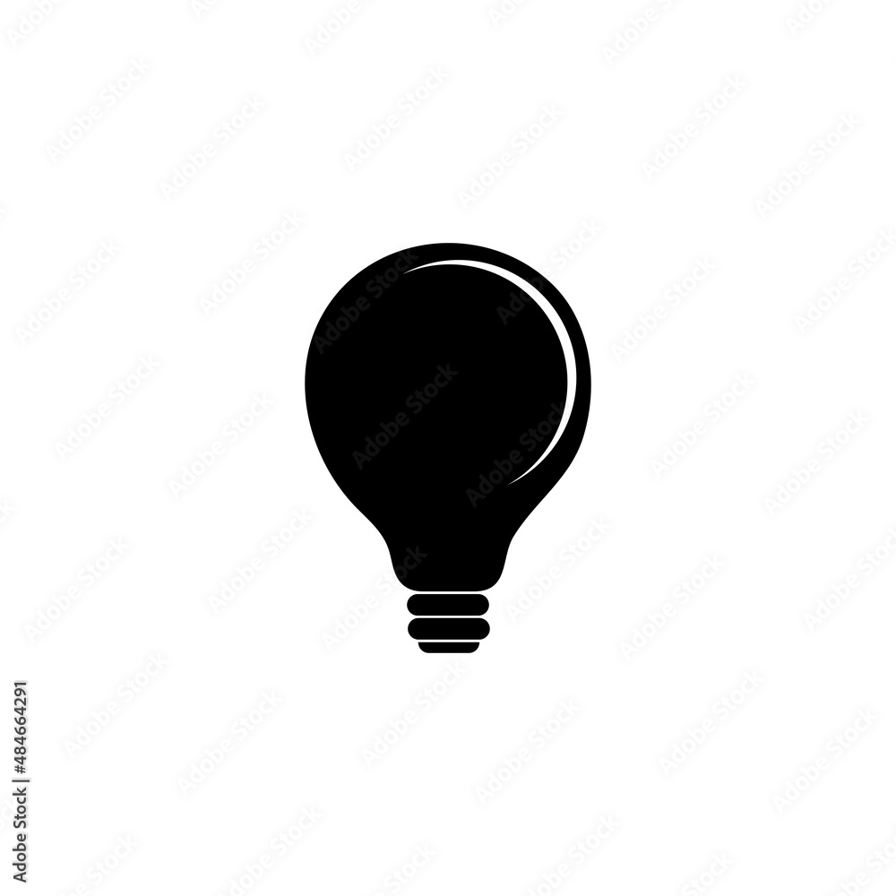 Bulb icon logo vector Bulb icon logo vector