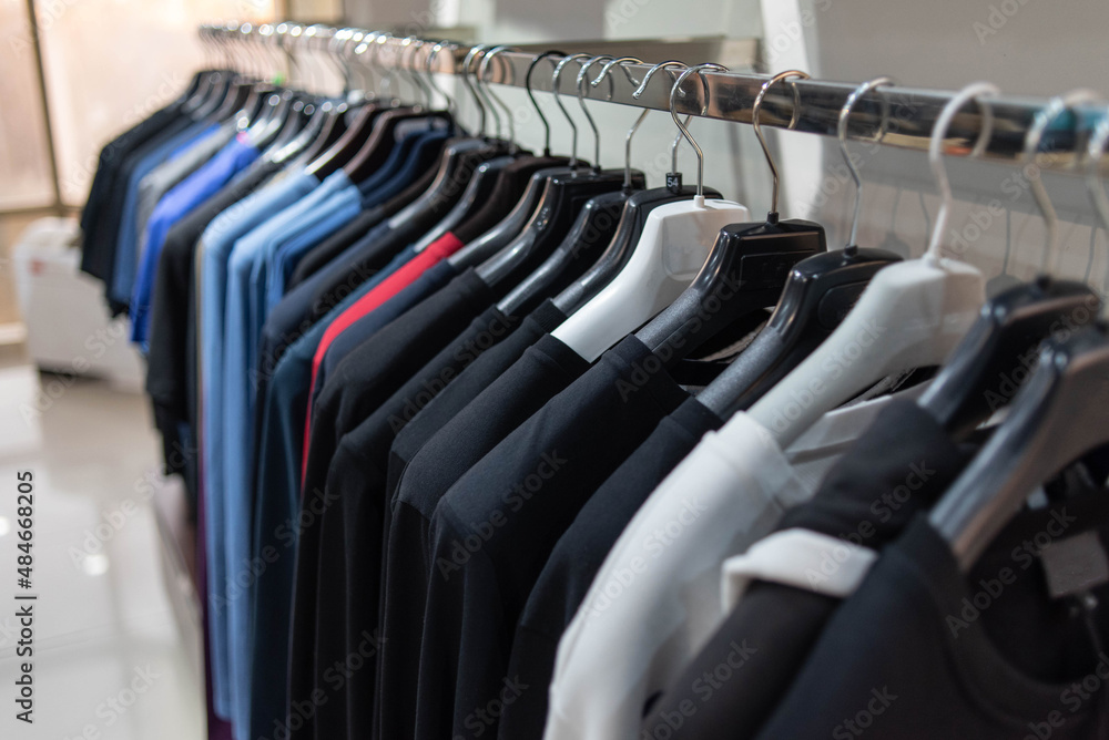 a range of men's clothing in the store a range of men's clothing in the store