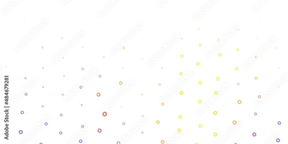 Light blue, red vector template with circles. Light blue, red vector template with circles.