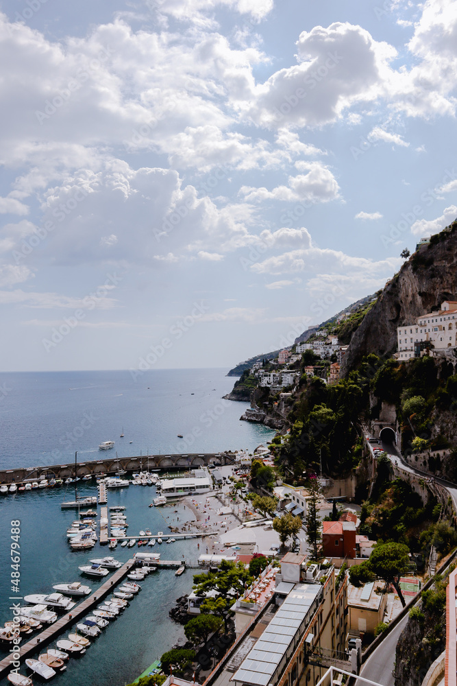 Amalfi coast, Amalfi city at Italy