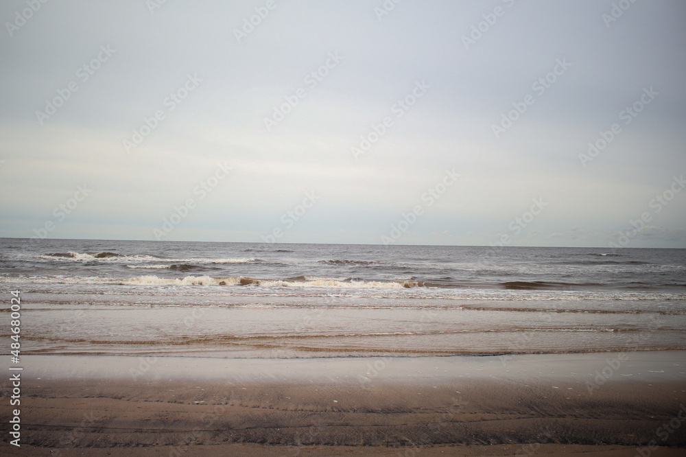 Baltic sea, sky, summer, clouds