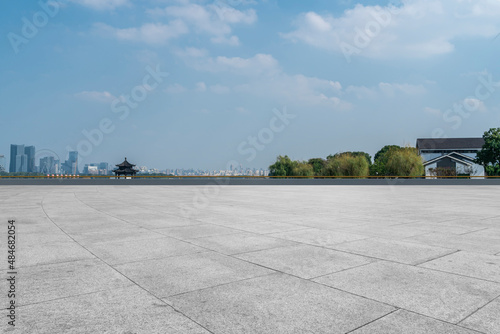 Fototapeta Naklejka Na Ścianę i Meble -  city road and modern buildings