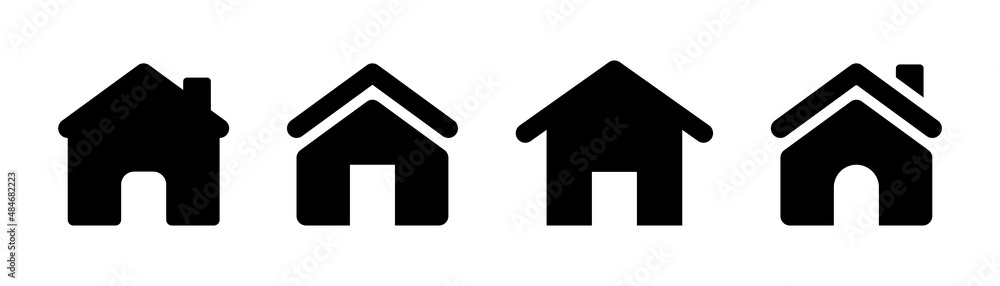 Real estate icon. House icon set. Home symbol in glyph. Real estate illustration. House sign in solid. Home vector. Stock illustration Real estate icon. House icon set. Home symbol in glyph. Real estate illustration. House sign in solid. Home vector. Stock illustration