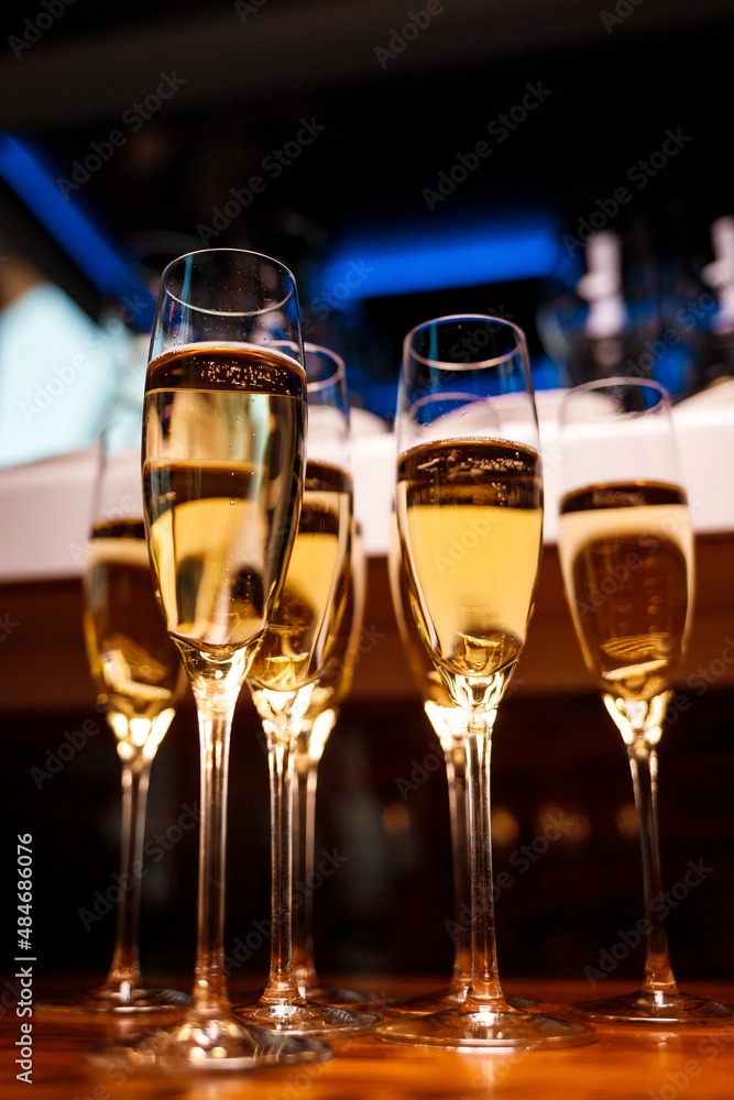 Fototapeta premium glasses of champagne