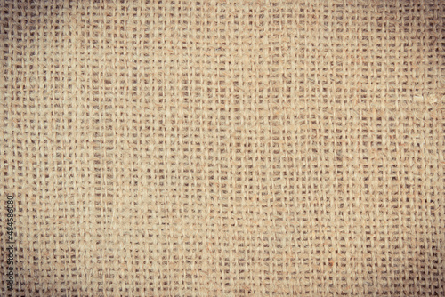 Jute canvas as background texture. Place for text