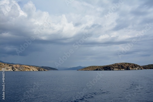 clouds over the sea