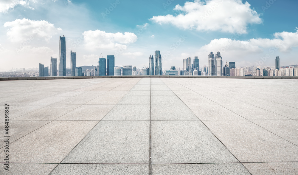 Road Surfaces and Financial District Buildings