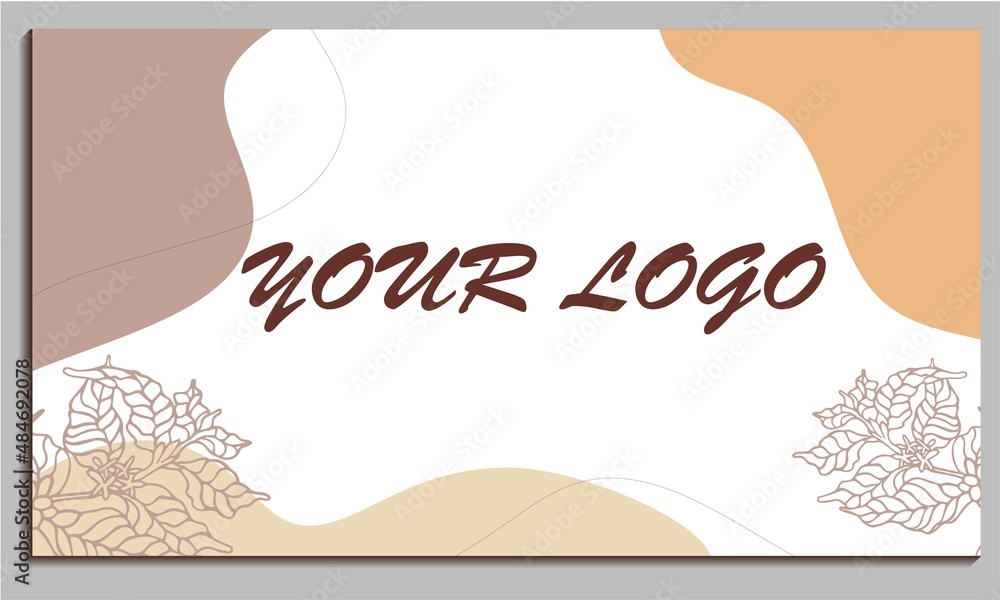 Vector illustration floral concept for website banner, presentation template, cover and buisiness card design, marketing material Nature background. Vector illustration Vector illustration floral concept for website banner, presentation template, cover and buisiness card design, marketing material Nature background. Vector illustration