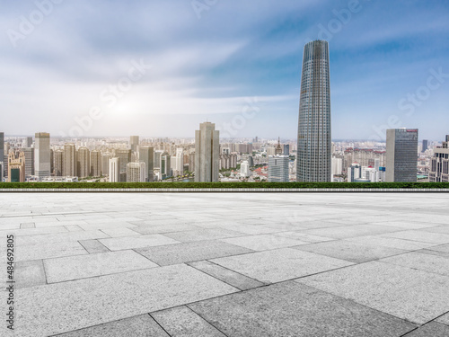 Road Surfaces and Financial District Buildings