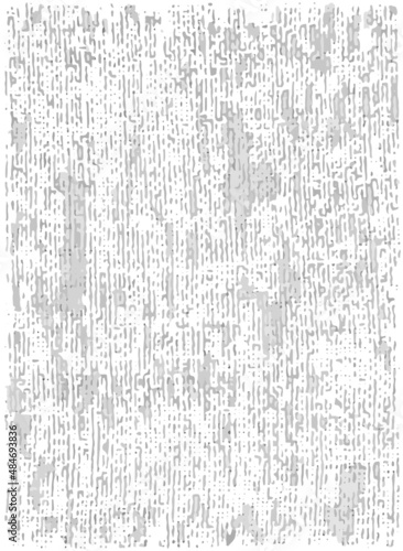 abstract linen cloth fabric texture isolated on white background, vector illustration